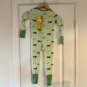 Angel Dear Garbage & Recycling Two Way Zip Convertible Romper